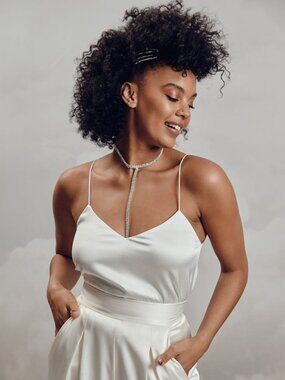 NWT Catherine Deane Mia Eco Cami Ivory US 10